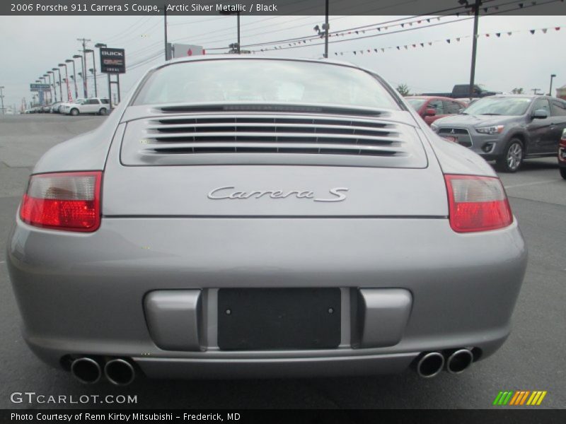 Arctic Silver Metallic / Black 2006 Porsche 911 Carrera S Coupe