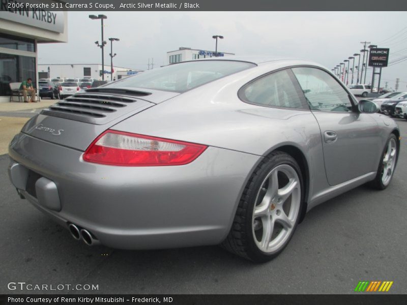 Arctic Silver Metallic / Black 2006 Porsche 911 Carrera S Coupe