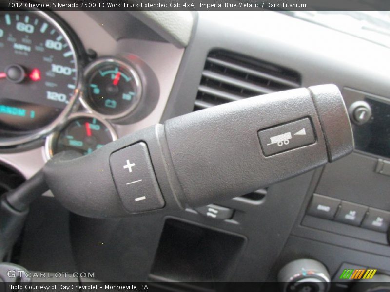 Imperial Blue Metallic / Dark Titanium 2012 Chevrolet Silverado 2500HD Work Truck Extended Cab 4x4