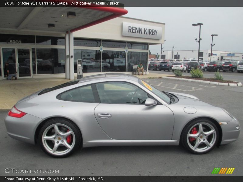 Arctic Silver Metallic / Black 2006 Porsche 911 Carrera S Coupe