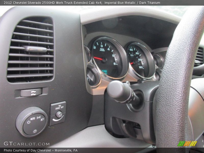 Imperial Blue Metallic / Dark Titanium 2012 Chevrolet Silverado 2500HD Work Truck Extended Cab 4x4