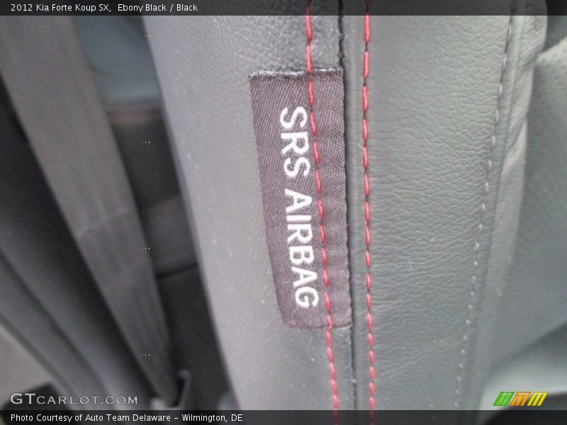 Ebony Black / Black 2012 Kia Forte Koup SX