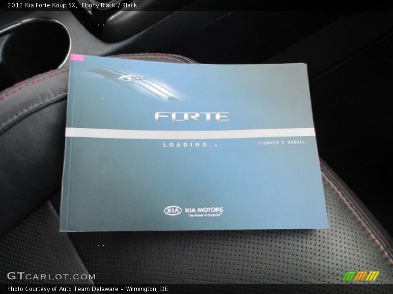 Ebony Black / Black 2012 Kia Forte Koup SX