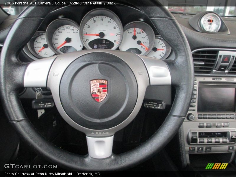 Arctic Silver Metallic / Black 2006 Porsche 911 Carrera S Coupe