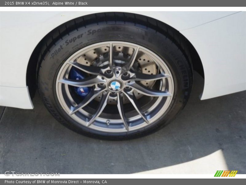 Alpine White / Black 2015 BMW X4 xDrive35i