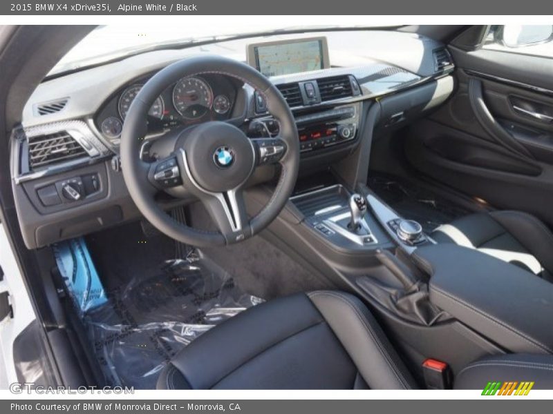 Alpine White / Black 2015 BMW X4 xDrive35i