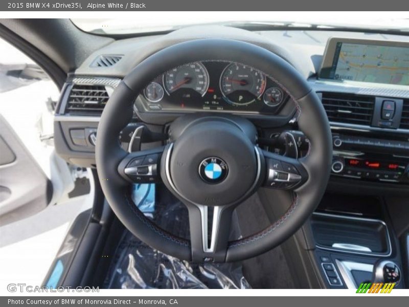 Alpine White / Black 2015 BMW X4 xDrive35i