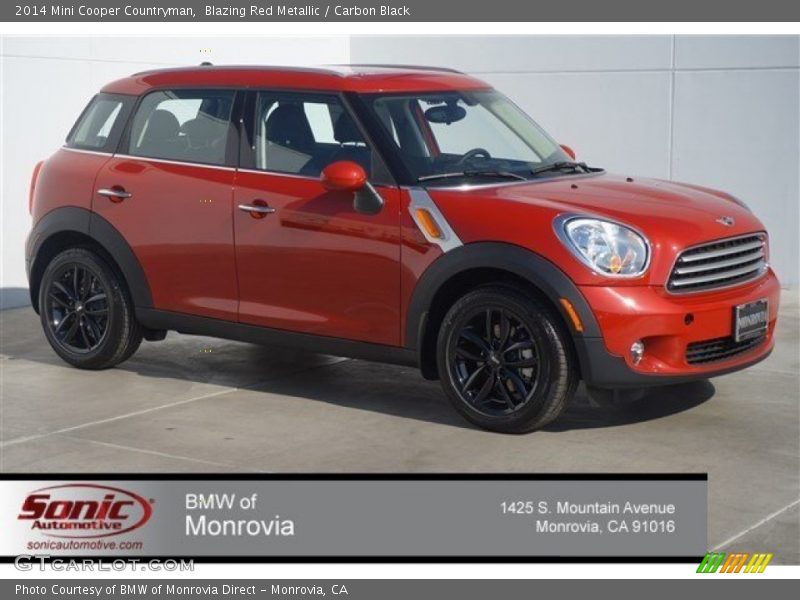 Blazing Red Metallic / Carbon Black 2014 Mini Cooper Countryman