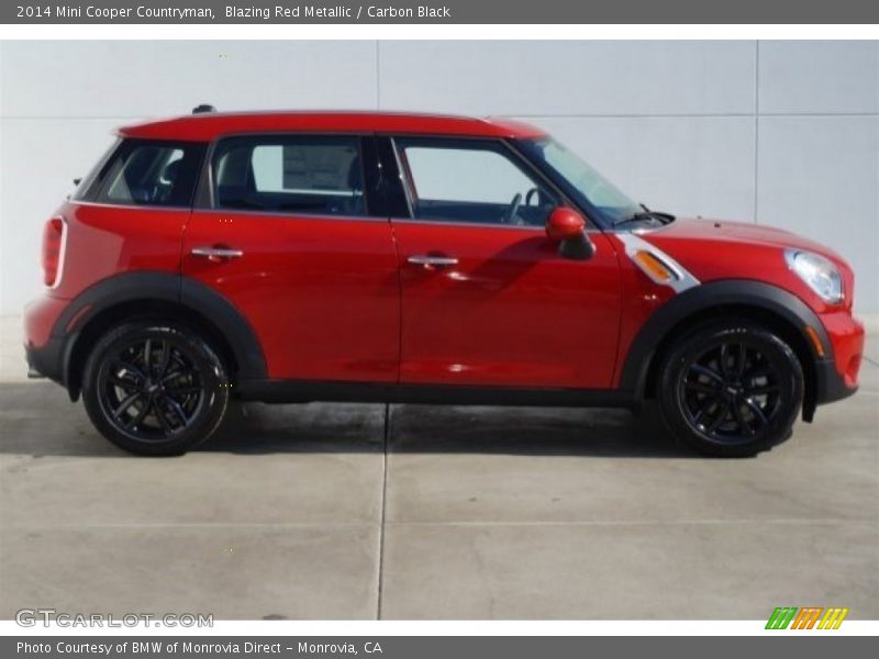 Blazing Red Metallic / Carbon Black 2014 Mini Cooper Countryman