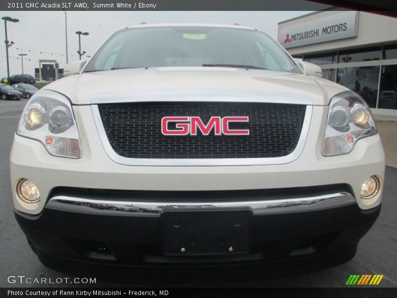 Summit White / Ebony 2011 GMC Acadia SLT AWD