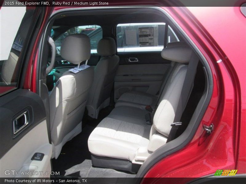 Ruby Red / Medium Light Stone 2015 Ford Explorer FWD