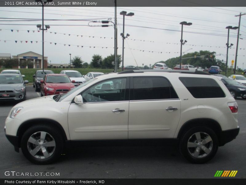 Summit White / Ebony 2011 GMC Acadia SLT AWD