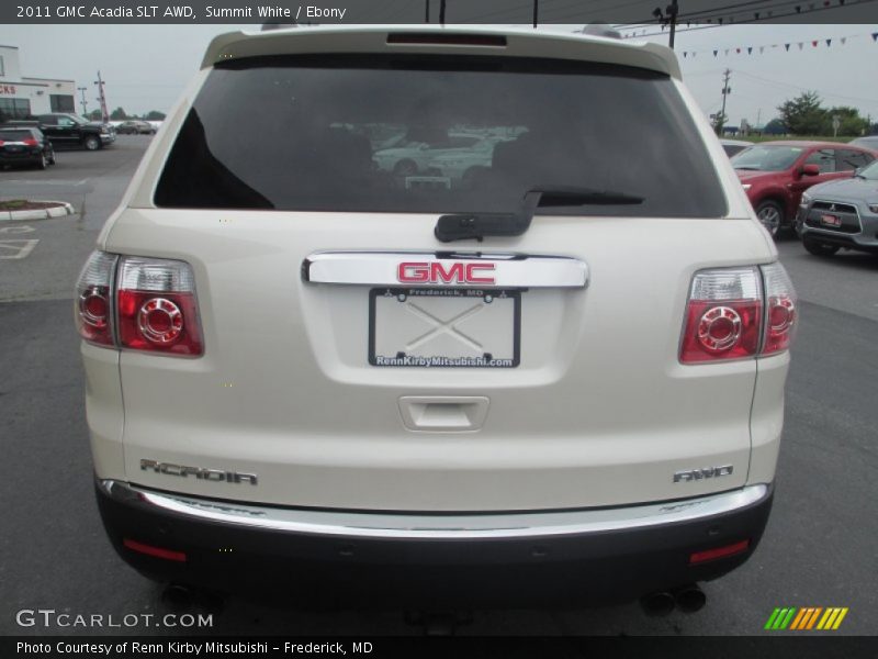 Summit White / Ebony 2011 GMC Acadia SLT AWD