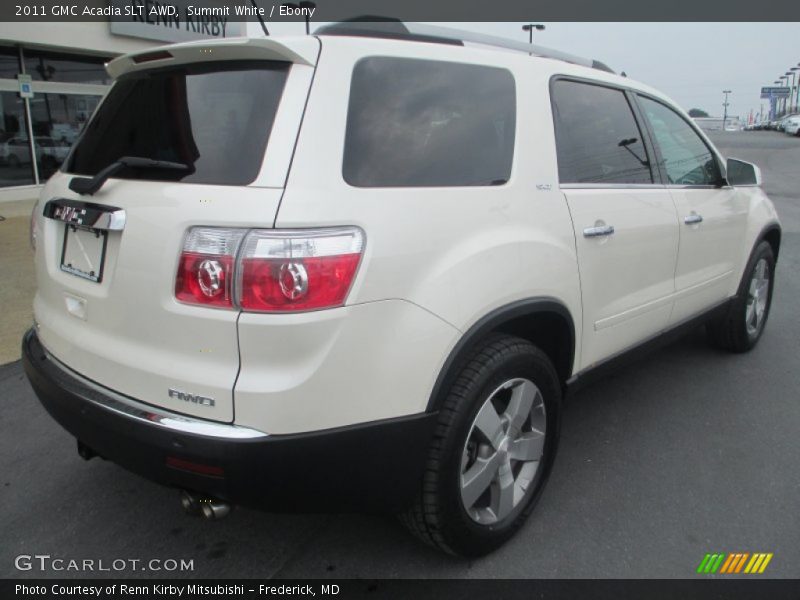 Summit White / Ebony 2011 GMC Acadia SLT AWD