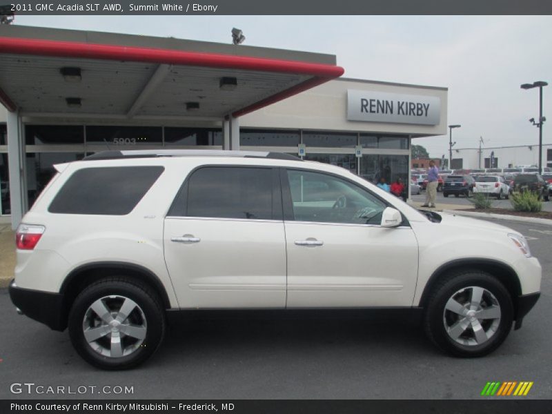 Summit White / Ebony 2011 GMC Acadia SLT AWD