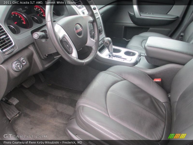 Summit White / Ebony 2011 GMC Acadia SLT AWD