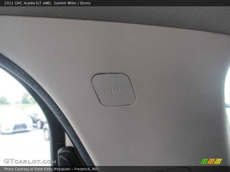 Summit White / Ebony 2011 GMC Acadia SLT AWD