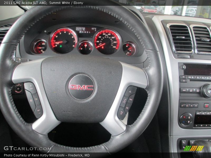 Summit White / Ebony 2011 GMC Acadia SLT AWD