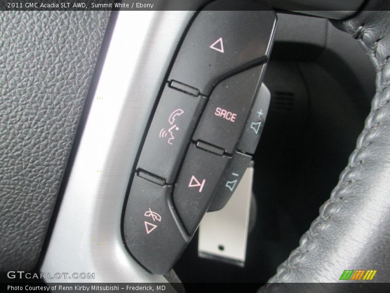 Summit White / Ebony 2011 GMC Acadia SLT AWD