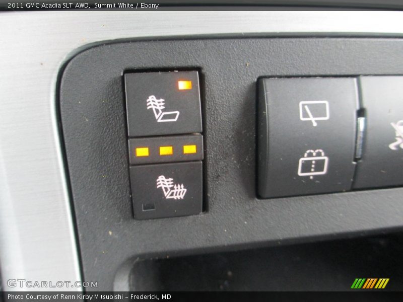 Summit White / Ebony 2011 GMC Acadia SLT AWD