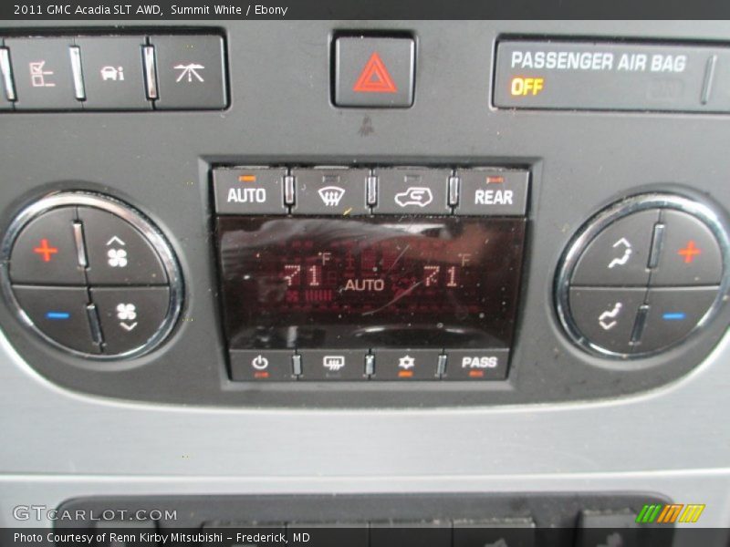 Summit White / Ebony 2011 GMC Acadia SLT AWD