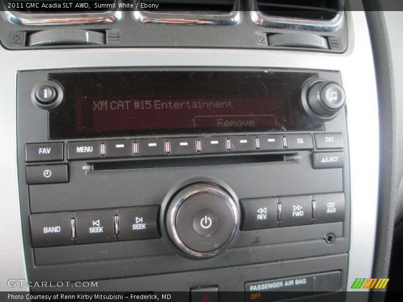 Summit White / Ebony 2011 GMC Acadia SLT AWD