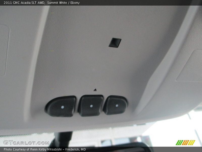 Summit White / Ebony 2011 GMC Acadia SLT AWD