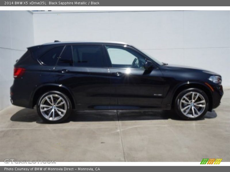 Black Sapphire Metallic / Black 2014 BMW X5 xDrive35i