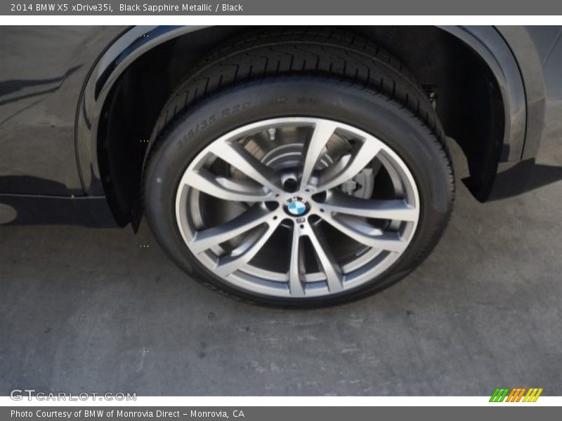Black Sapphire Metallic / Black 2014 BMW X5 xDrive35i