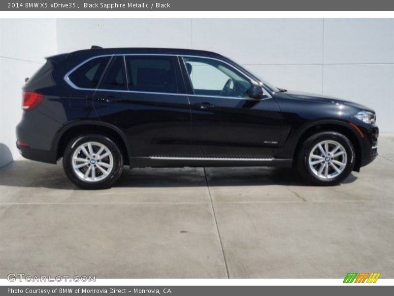 Black Sapphire Metallic / Black 2014 BMW X5 xDrive35i