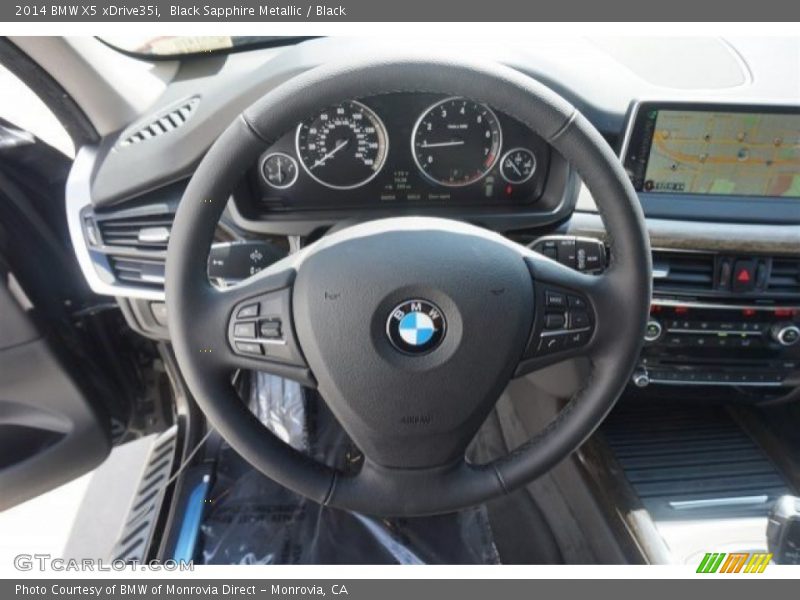 Black Sapphire Metallic / Black 2014 BMW X5 xDrive35i