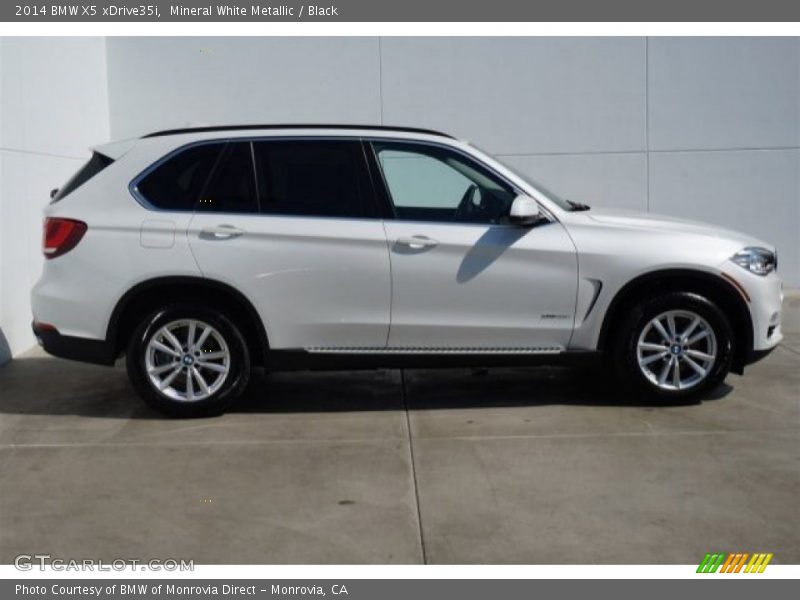Mineral White Metallic / Black 2014 BMW X5 xDrive35i