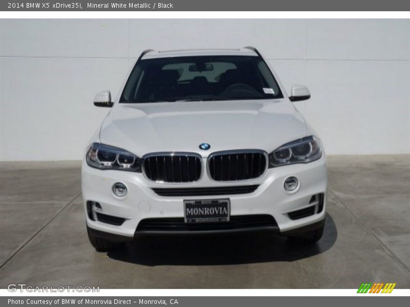 Mineral White Metallic / Black 2014 BMW X5 xDrive35i