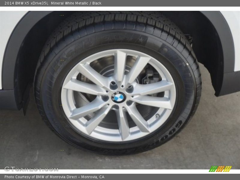 Mineral White Metallic / Black 2014 BMW X5 xDrive35i