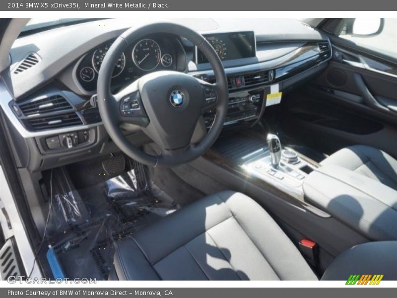 Mineral White Metallic / Black 2014 BMW X5 xDrive35i