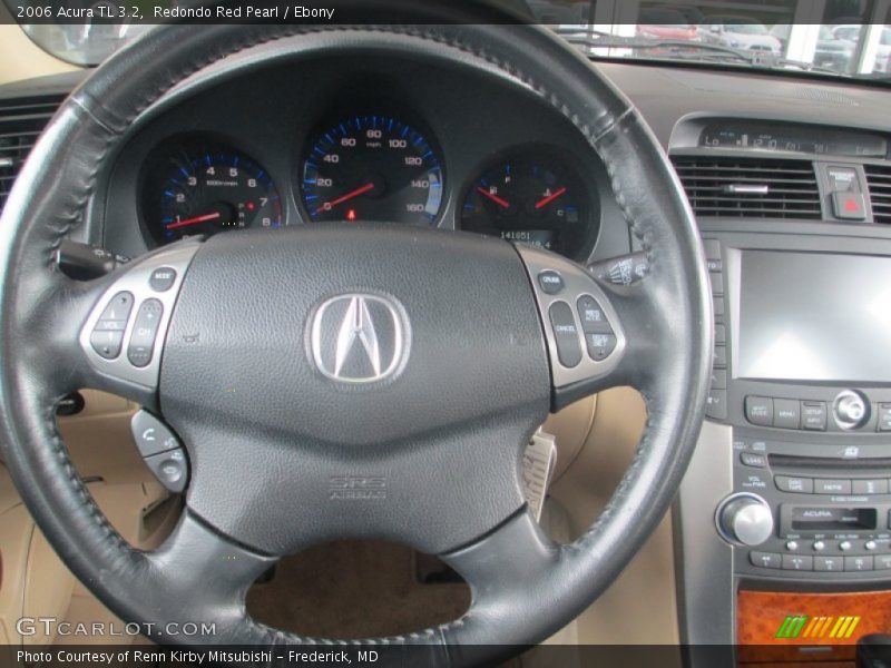 Redondo Red Pearl / Ebony 2006 Acura TL 3.2