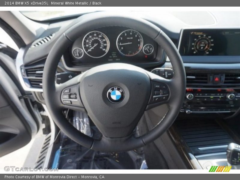 Mineral White Metallic / Black 2014 BMW X5 xDrive35i