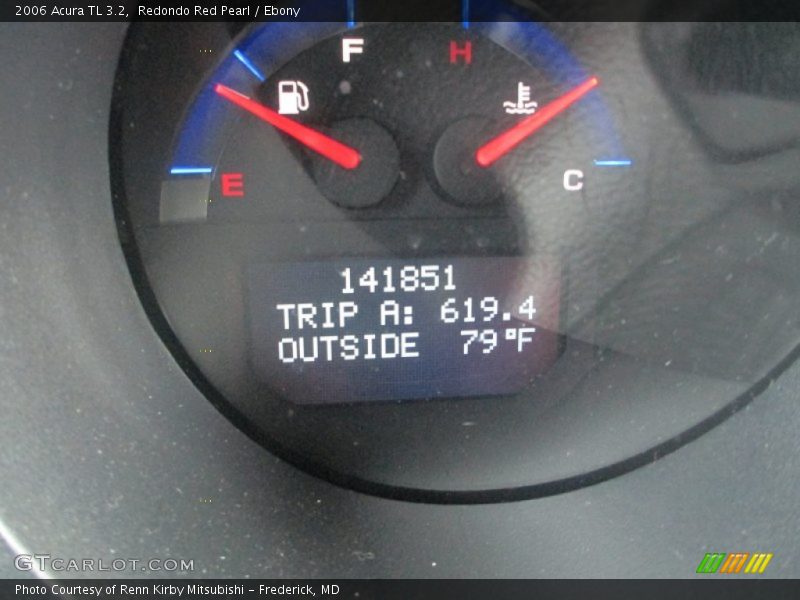 Redondo Red Pearl / Ebony 2006 Acura TL 3.2