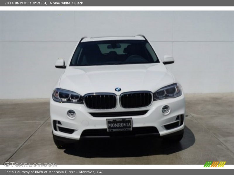 Alpine White / Black 2014 BMW X5 sDrive35i