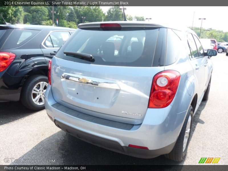 Silver Topaz Metallic / Light Titanium/Jet Black 2014 Chevrolet Equinox LS