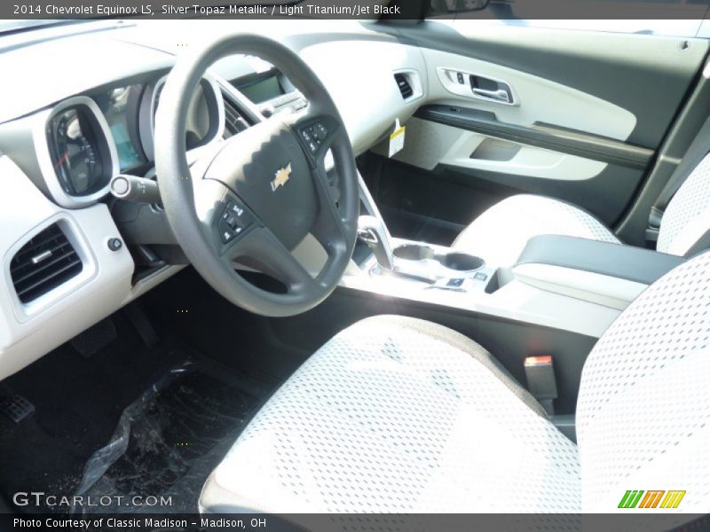 Silver Topaz Metallic / Light Titanium/Jet Black 2014 Chevrolet Equinox LS