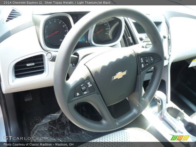 Silver Topaz Metallic / Light Titanium/Jet Black 2014 Chevrolet Equinox LS