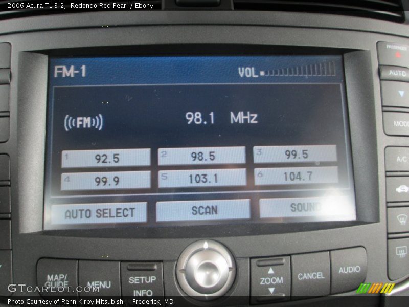 Redondo Red Pearl / Ebony 2006 Acura TL 3.2