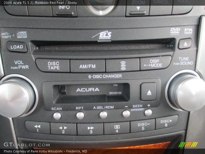 Redondo Red Pearl / Ebony 2006 Acura TL 3.2