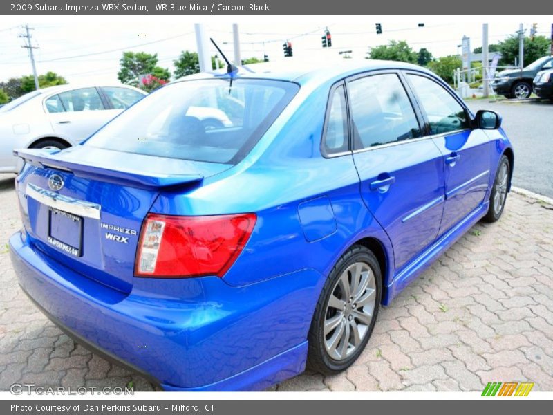 WR Blue Mica / Carbon Black 2009 Subaru Impreza WRX Sedan