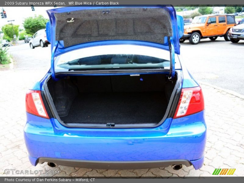 WR Blue Mica / Carbon Black 2009 Subaru Impreza WRX Sedan