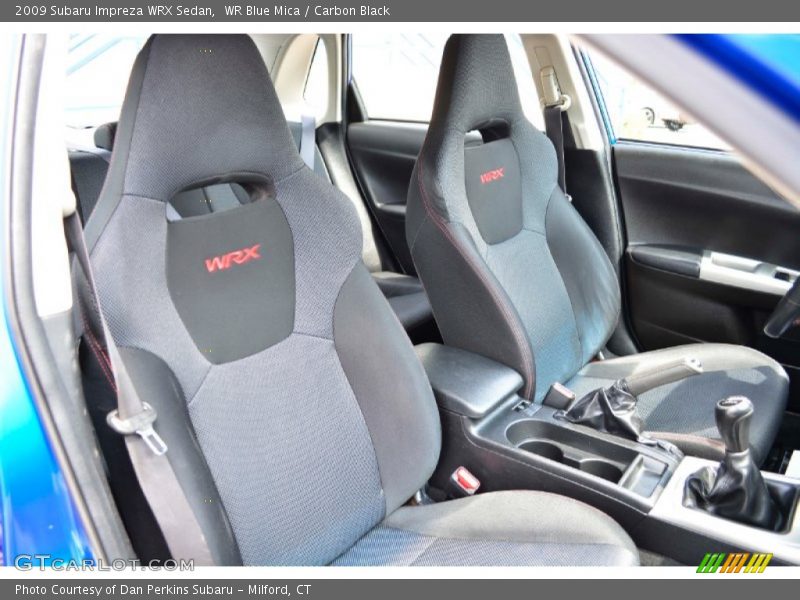 WR Blue Mica / Carbon Black 2009 Subaru Impreza WRX Sedan
