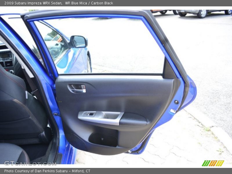 WR Blue Mica / Carbon Black 2009 Subaru Impreza WRX Sedan