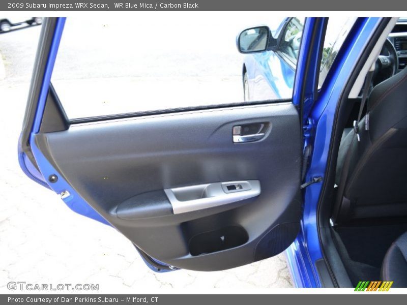WR Blue Mica / Carbon Black 2009 Subaru Impreza WRX Sedan