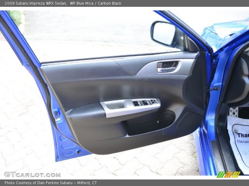 WR Blue Mica / Carbon Black 2009 Subaru Impreza WRX Sedan